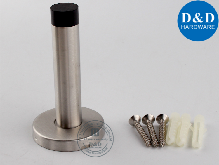 Stainless Steel Wall Door Stopper with Plastic for External Commercial