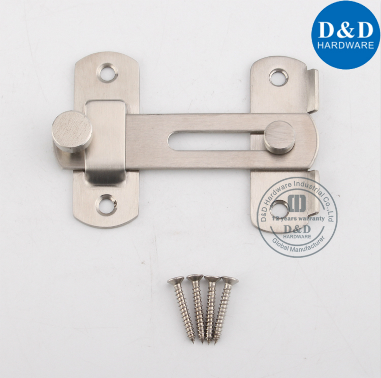 Stainless Steel Security Door Guard for Interior Bathroom Door D&D