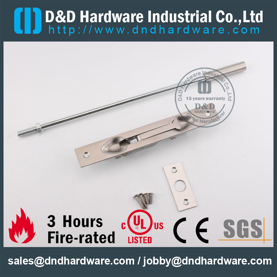 Stainless Steel Grade 304 Long Flush Door Bolt for Front Metal Door- D ...