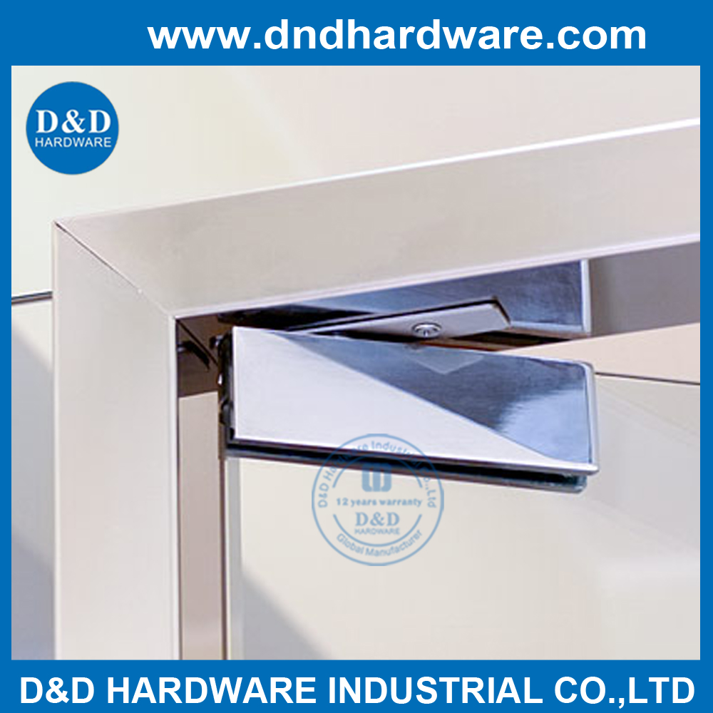 Heavy Duty Frameless Top Patch Fitting for Commercial Glass Door - D&D ...