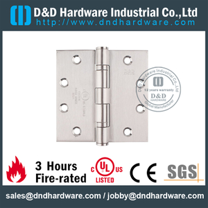 SS 4 ball bearing Fire Rated Door Hinge-DDSS002