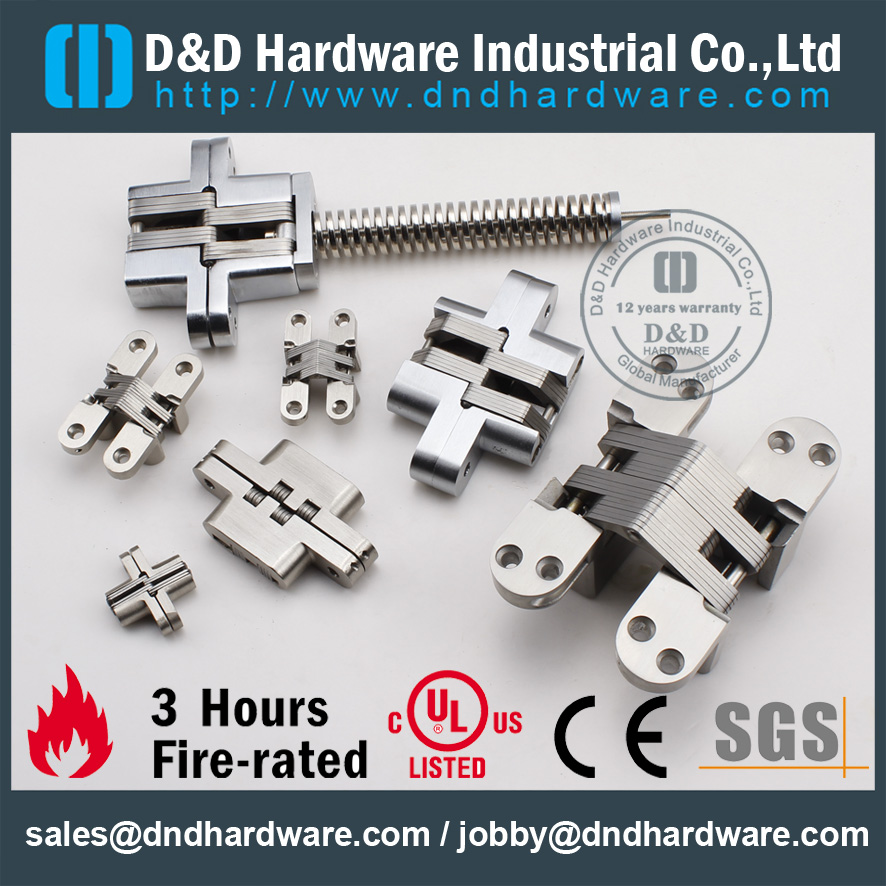 SS304 Heavy Duty Concealed Hinge for Metal Door25x118mmCC03 from