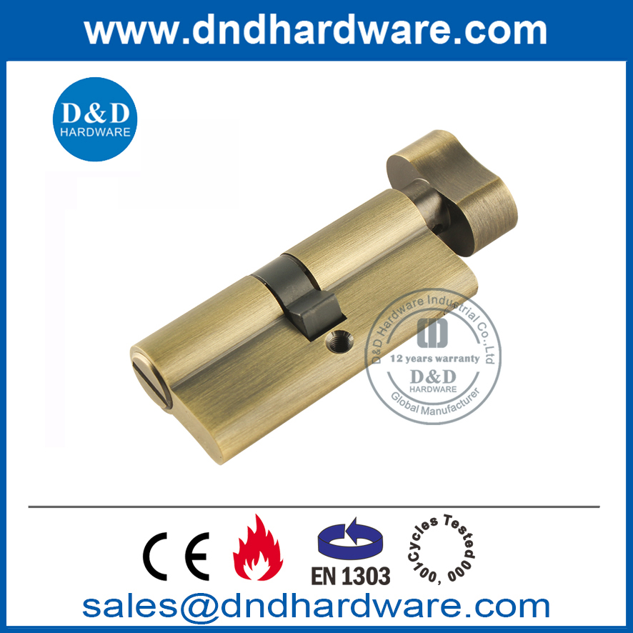 Solid Brass Antique Brass Lock Cylinder For Bathroom Door Ddlc From