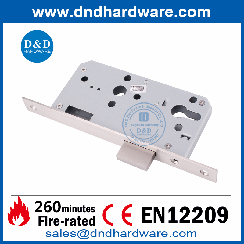 Double Door Deadbolt Lock CE Fire Door Lockset Commercial Door Deadbolt