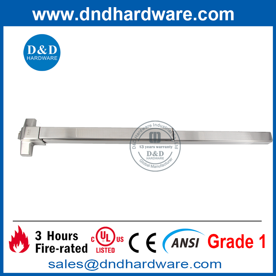ANSI UL Stainless Steel Rim Exit Device Fire Door Hardware -DDPD003