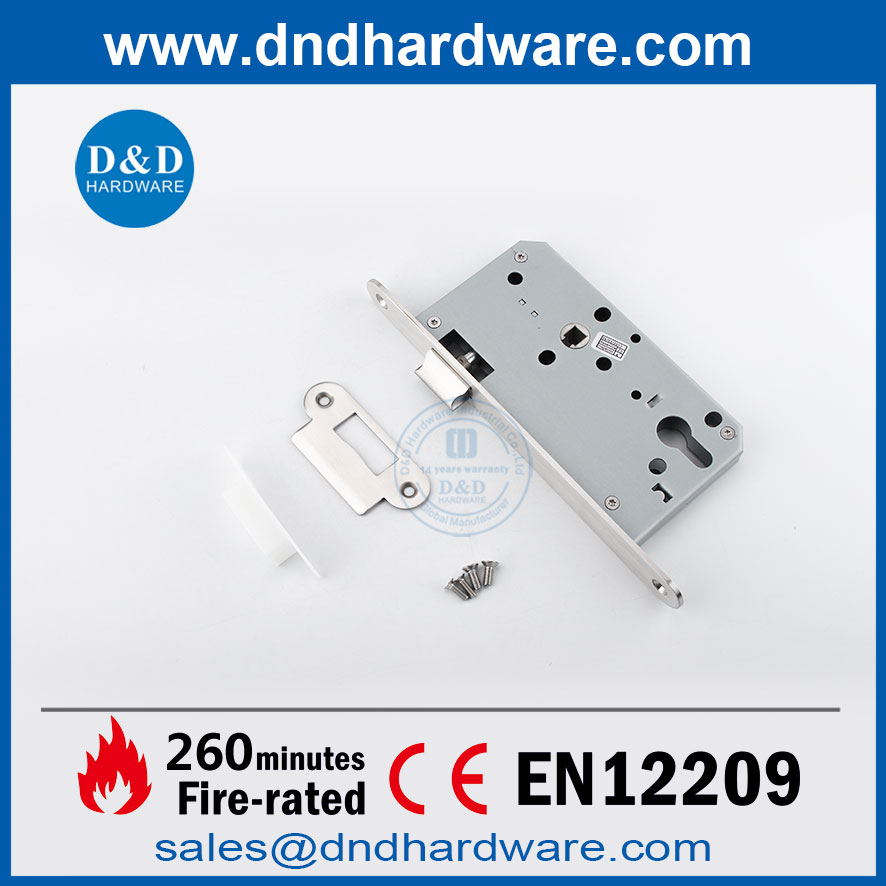 Types of Door Locks CE Stainless Steel 6072 Key Lock Passage Door Latch