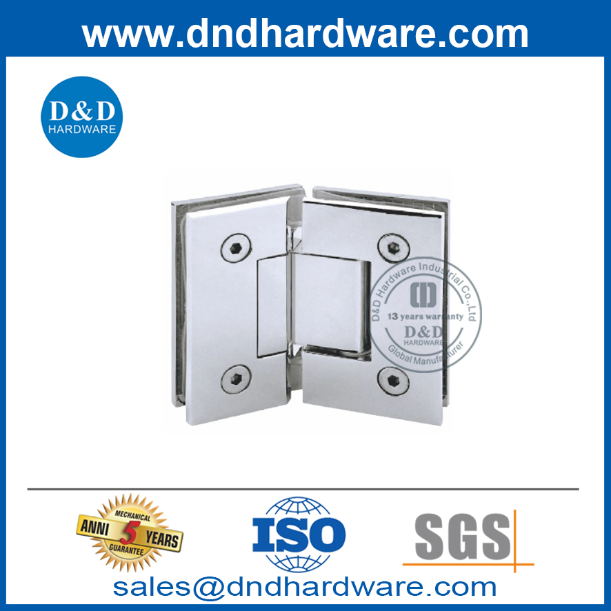 Glass Pivot Door Hardware Stainless Steel Glass Hinges for Shower Door-DDGH003