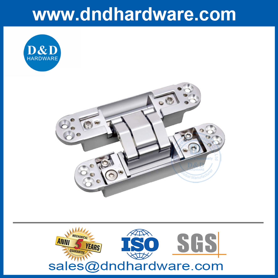 Concealed Types of Hinges Zinc Alloy And Aluminium 3D Adjustable
