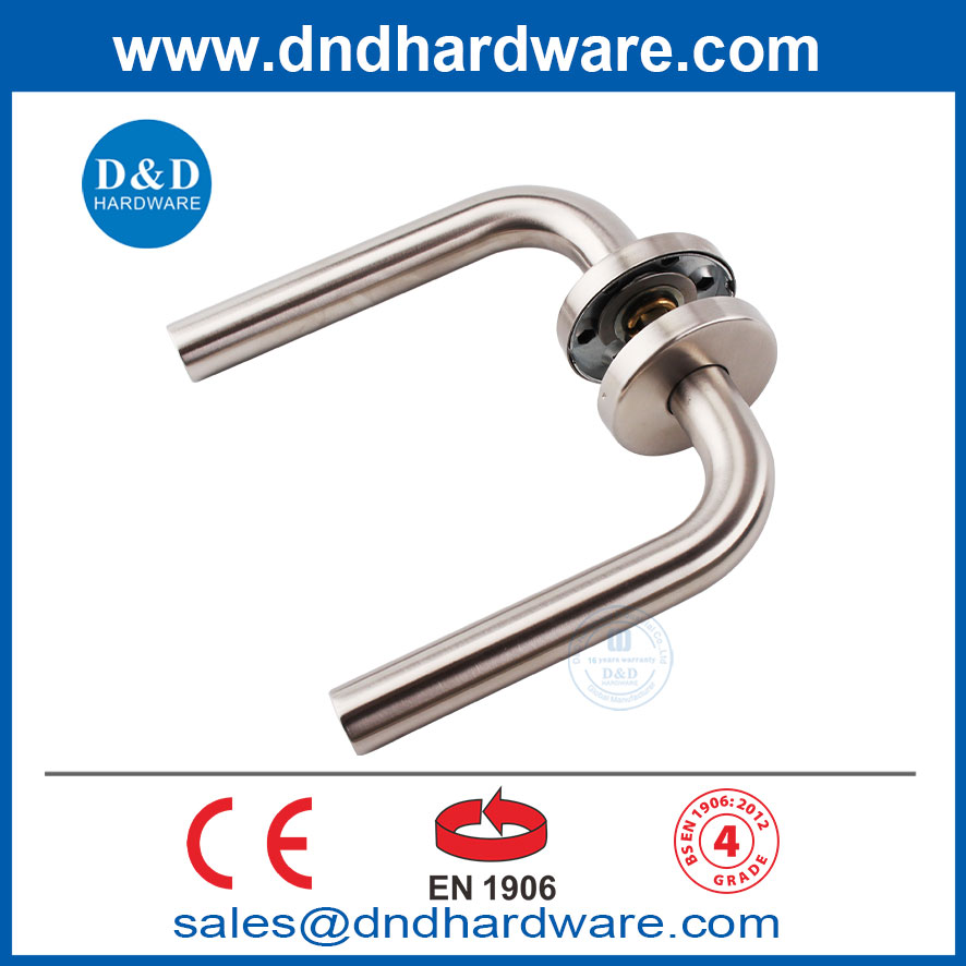 Door Handle Styles EN1906 Stainless Steel Lever Door Handles Exterior