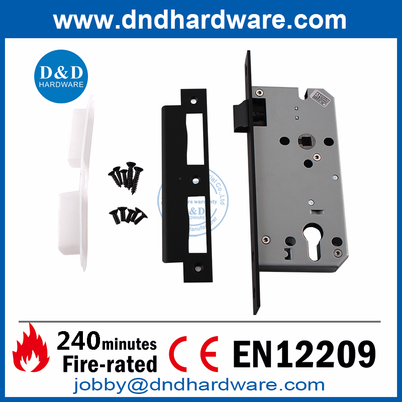 SS304 Black CE Fire Rated Door Hardware for interior doors