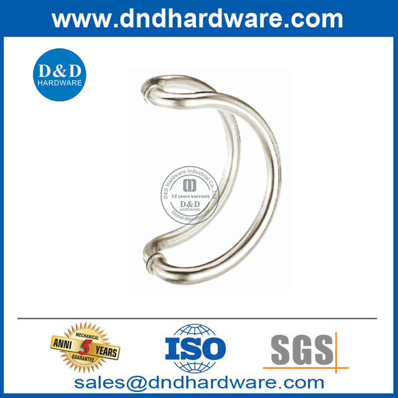 Custom Stainless Steel Commercial Glass Door Pull HandleDDPH006 from