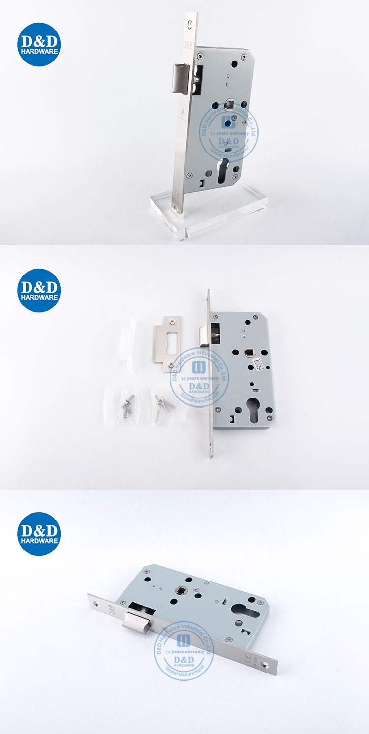 Passage Door Lock EN12209 Fire Rated Latch Bolt Lock for Internal Door