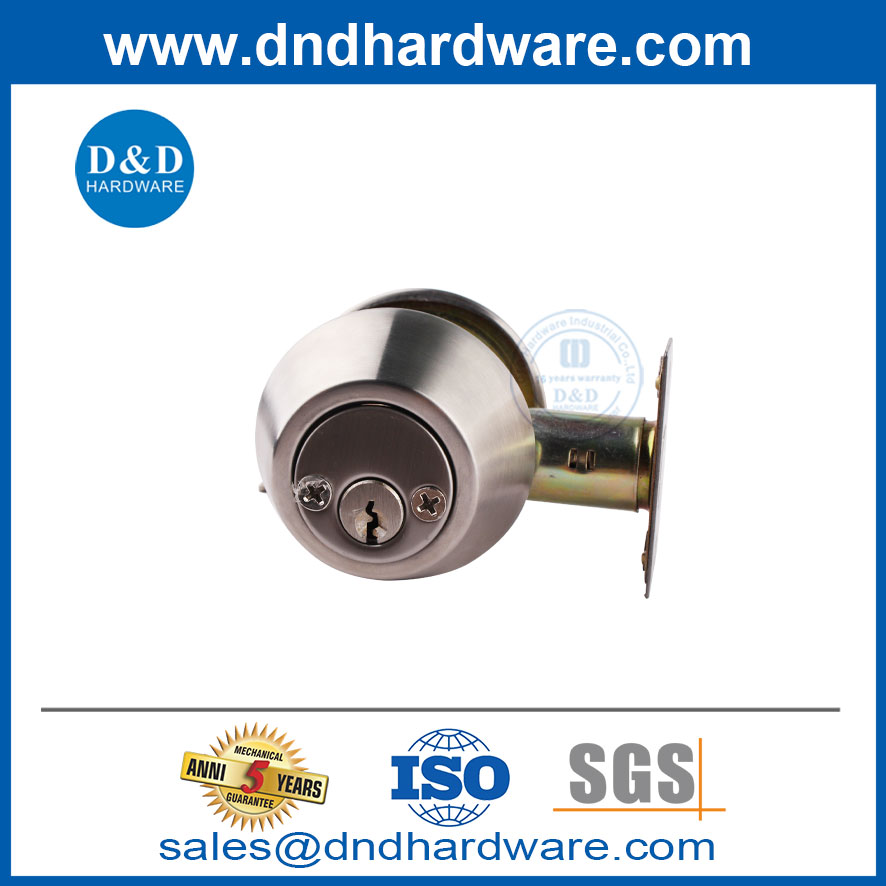 Stainless Steel Door Lockset Deadbolt with Double Cylinders-DDLK007 ...