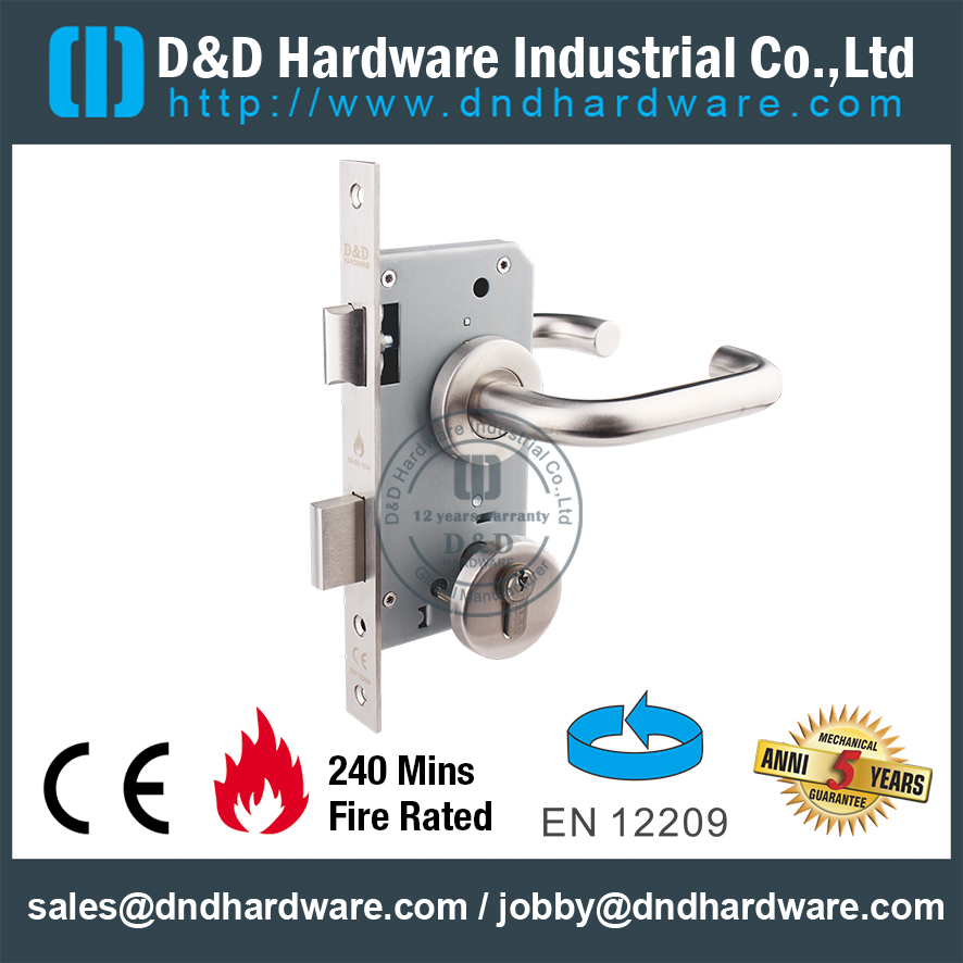 What kind of mortise lock is suitable for installation on fire rated ...