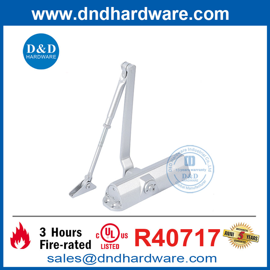 How to install and adjust the function of the Hydraulic Door Closer D&D HARDWARE