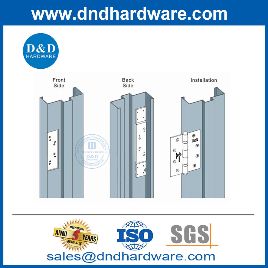 Steel Zinc Plate Door Hinge Reinforcement Plate for Door FrameDDHR001