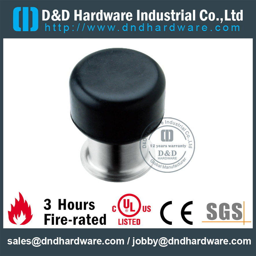 Stainless Steel Heavy Duty Door Stopper With Rubber For Bathroom Door Ddds098 From China Manufacturer D D Hardware